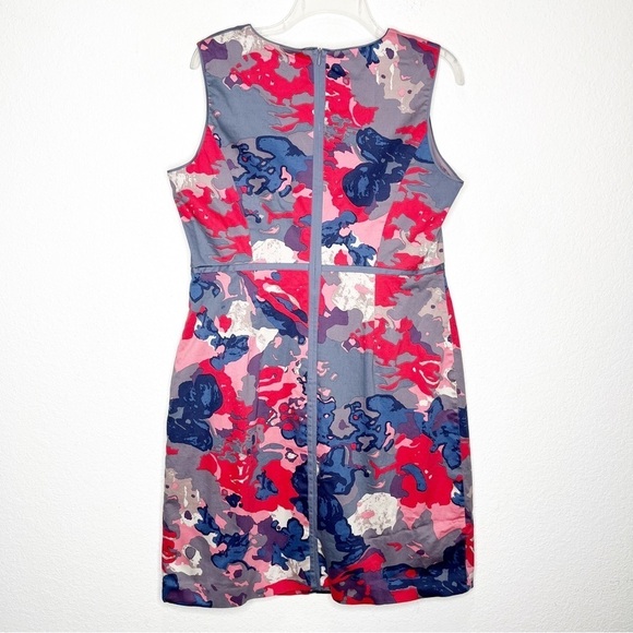 Boden Watercolor Abstract Shift Fitted Sleeveless Dress WH483 - Picture 6 of 12